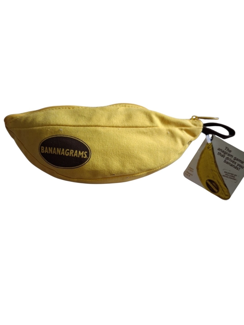 Bananagrams Yellow Banana Pouch Game